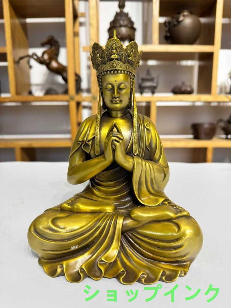 地蔵 菩薩 観音 銅製 仏像 彫刻 置物 開運 風水 地蔵 菩薩 観音 銅製