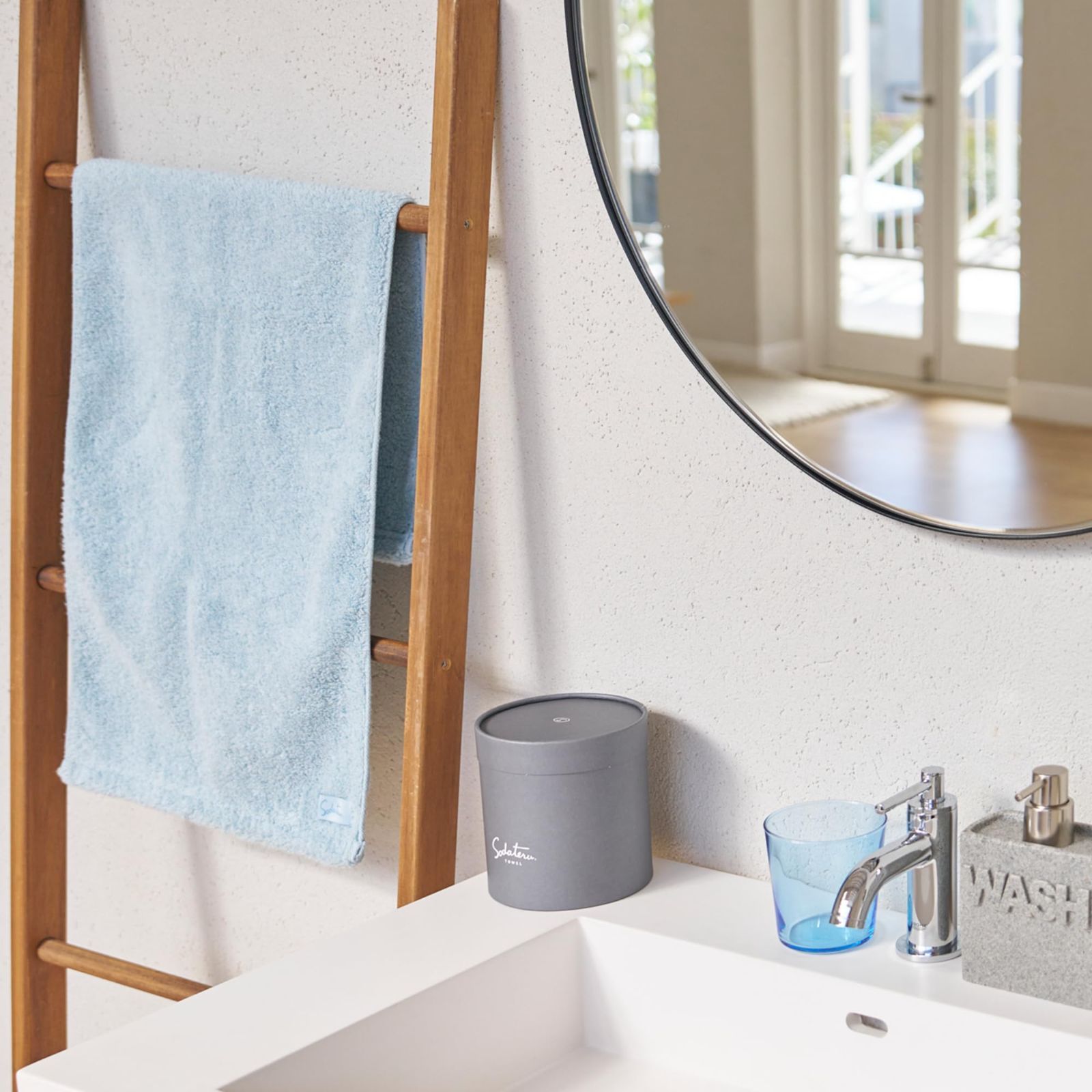 育てるタオル feel フェイスタオルとプチフェイスタオル 各3枚 MARQUE