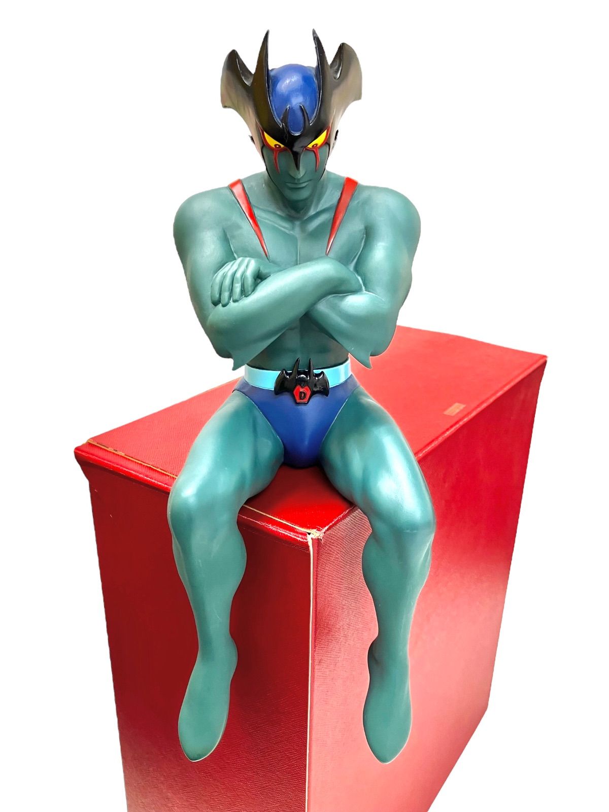 デビルマン ビッグサイズ 約30cm 希少品 座りスタイル ソフビ