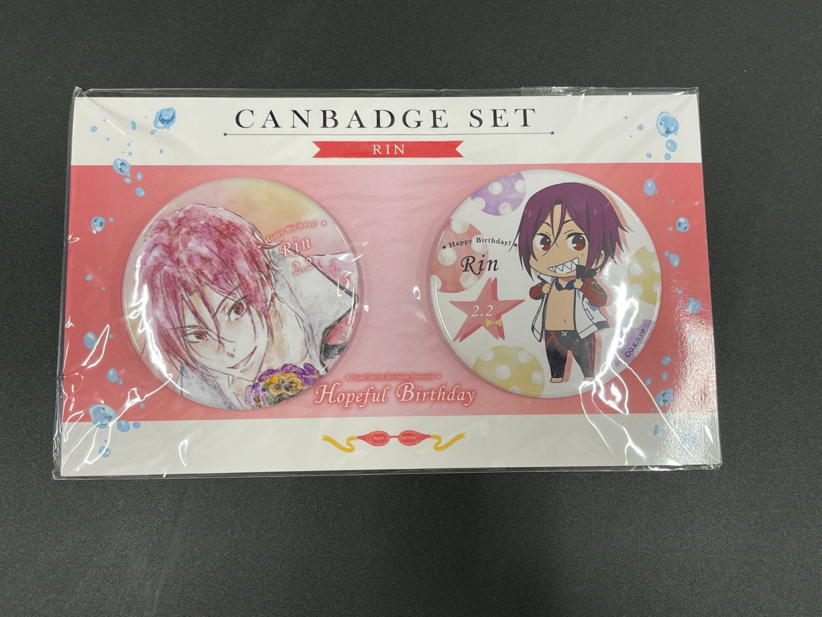 Free! 松岡凛 Hopeful Birthday バースデー 缶バッジ 【公式通販】