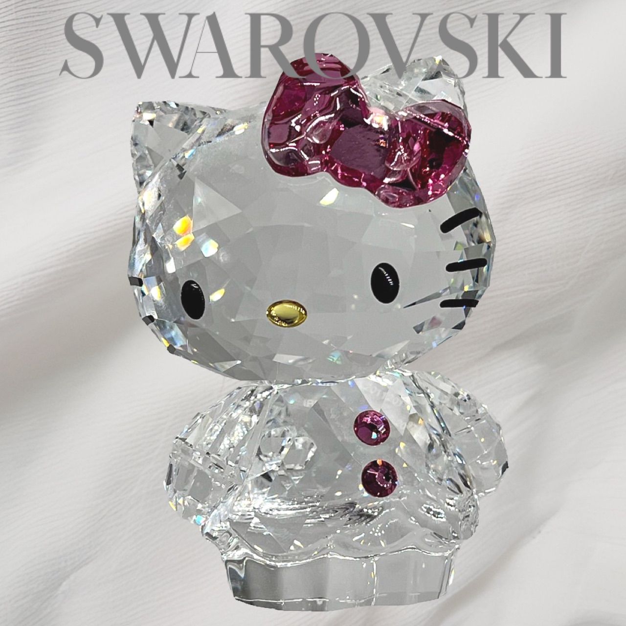 レア 補修あり スワロフスキー キティ ハローキティ 置物 トラベル