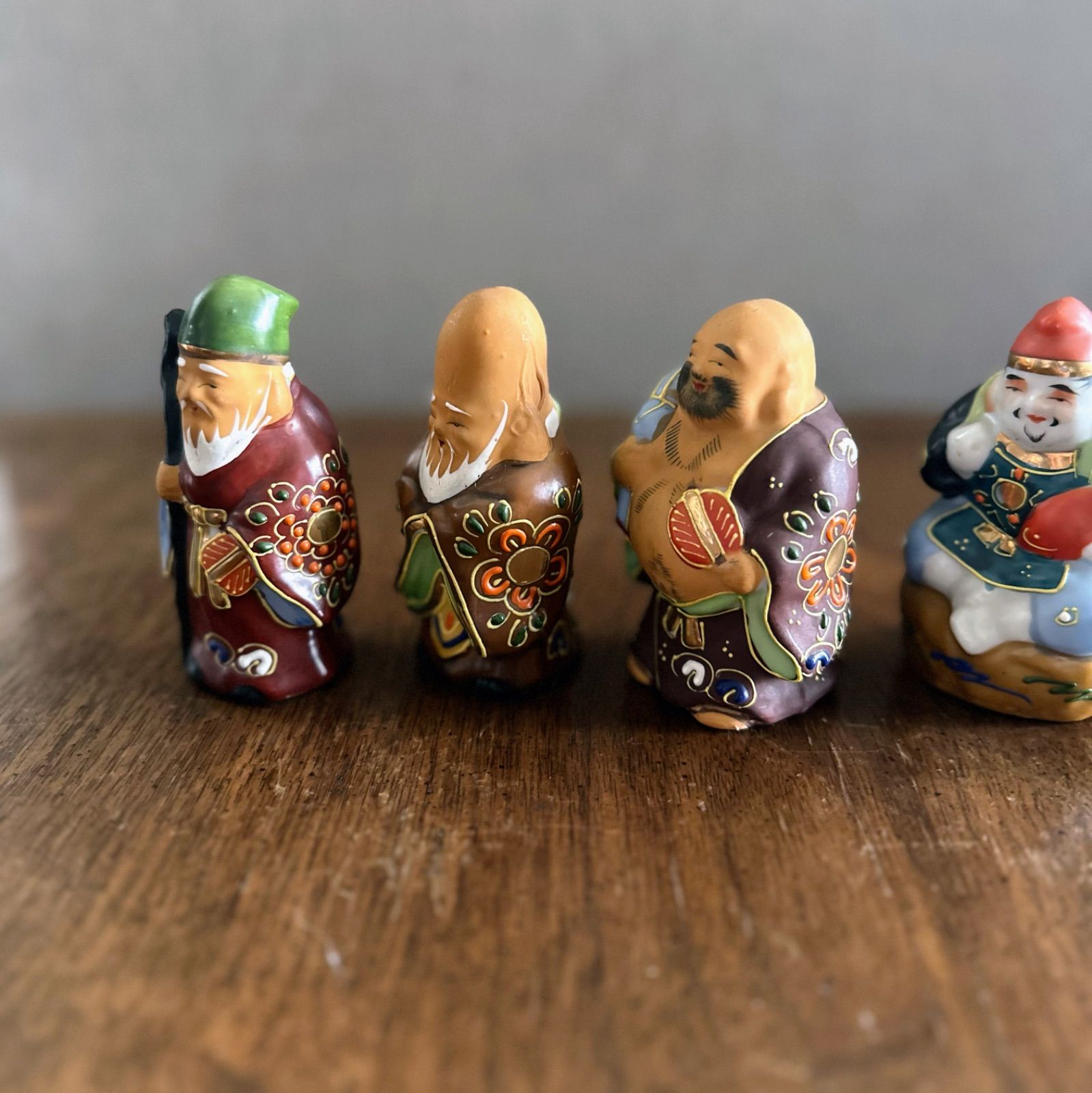 超希少‼️】九谷焼 七福神 大香炉 布袋/恵比寿/大黒天 金彩 縁起物