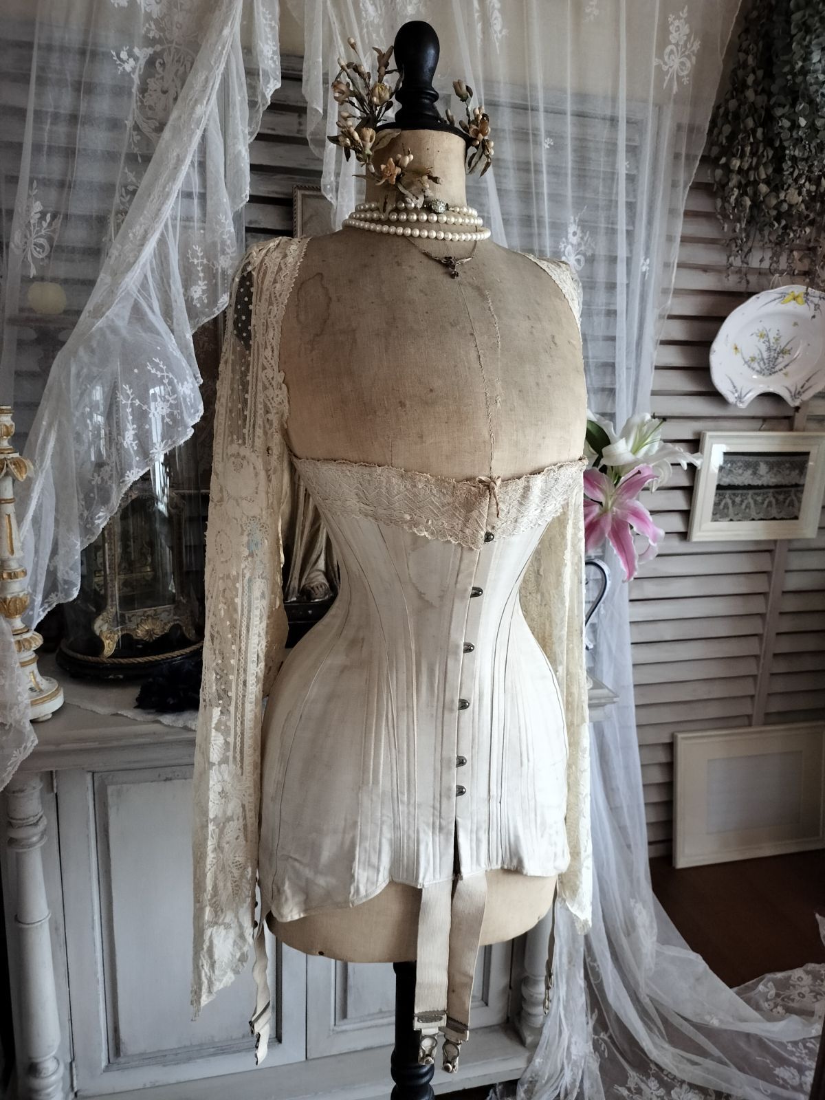 フランスアンティーク コルセット - メルカリ