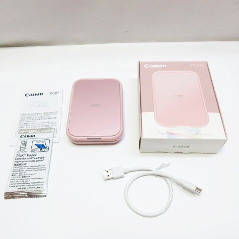 Canon inspic PV-223-PK スマホ専用 ミニフォトプリンター 2024 イン