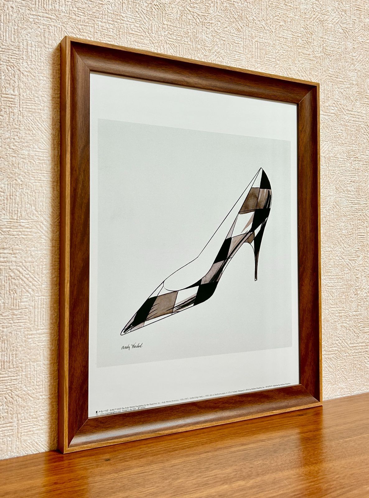 アンディウォーホル】大型額装メルセデスアート 黄色い車 アンディ