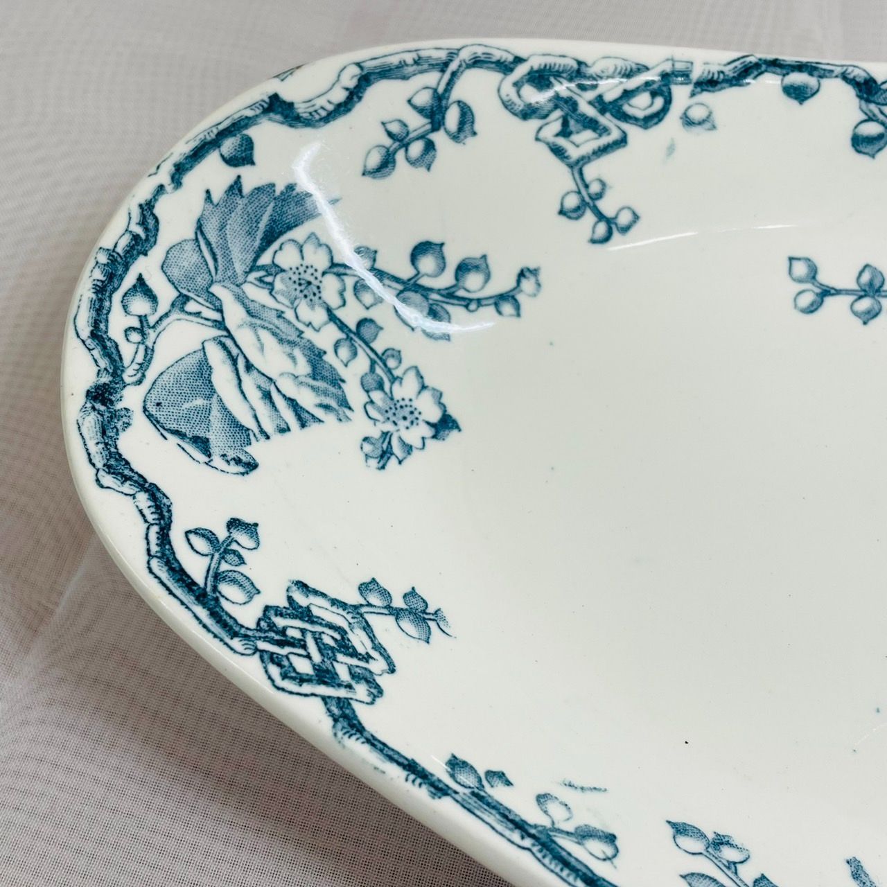 アンティークフランスKG Runeville キツネプレート