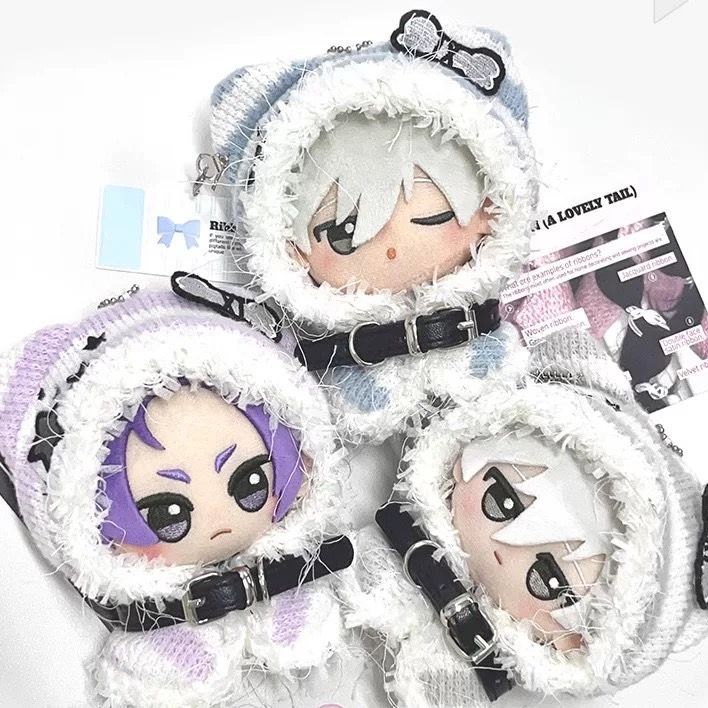 Hoshi様ぬい服ふわふわ猫耳お座り着ぐるみにじぱぺちびぐるみいつぬい