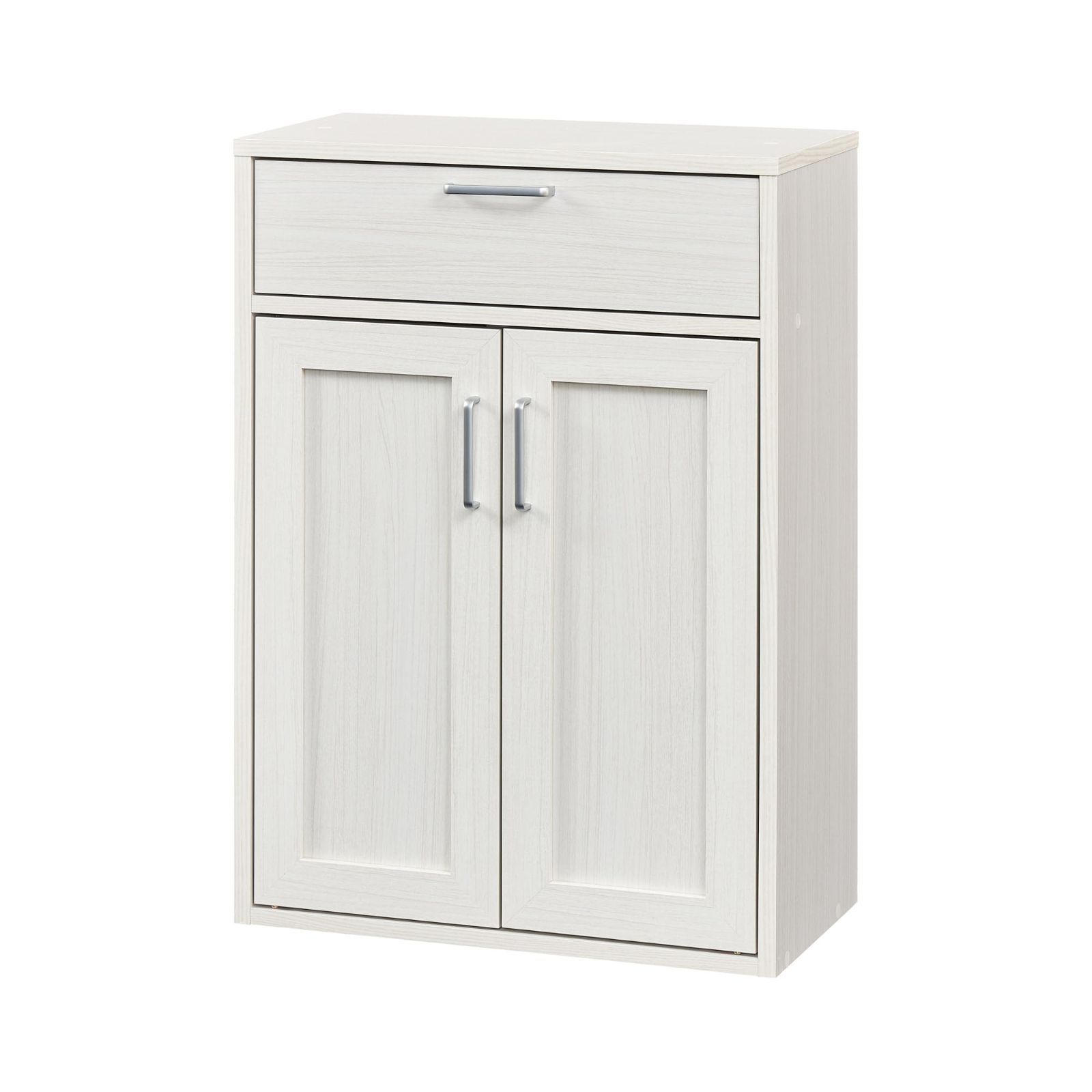 白井産業 フレンチシャビーキャビネット BL&WH アウトレット 白井産業