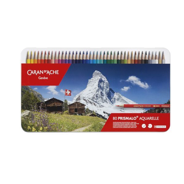 新品CARAN D'ACHE 80 PRISMALO カランダッシュ水彩色鉛筆