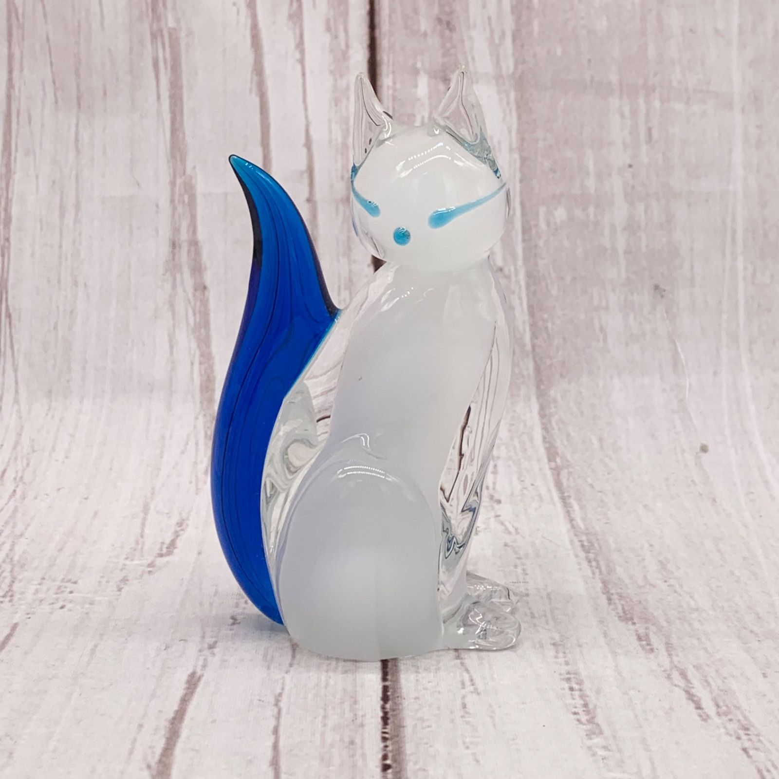 ムラーノガラス ガラスの靴 murano オブジェ サインあり ムラーノ