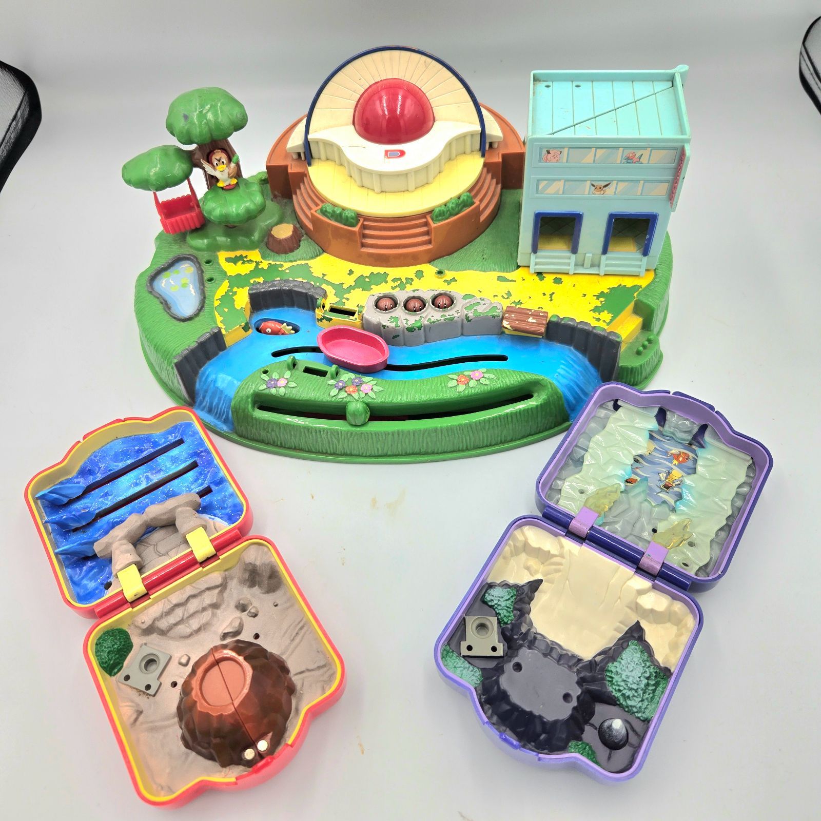 美品】ちびポケハウス 青緑黄ピンク 4つセット 平成レトロ ポケモン