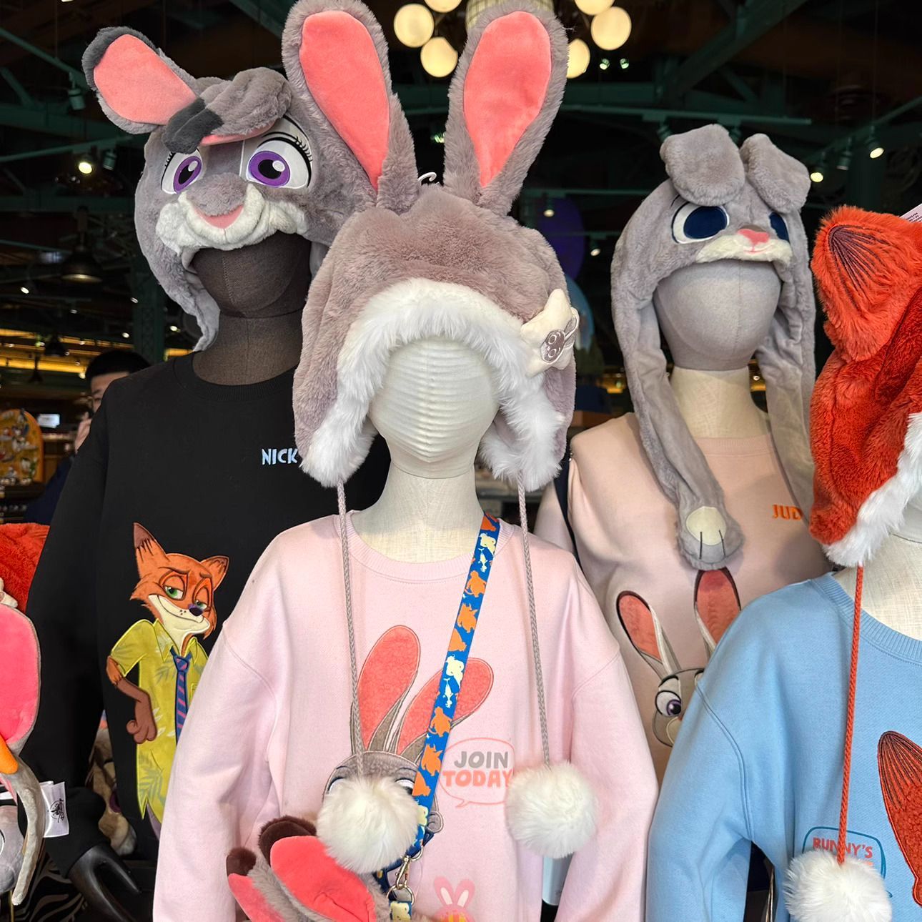 限定】ディズニー ズートピア ニック ジュディ ファンキャップ 帽子2点