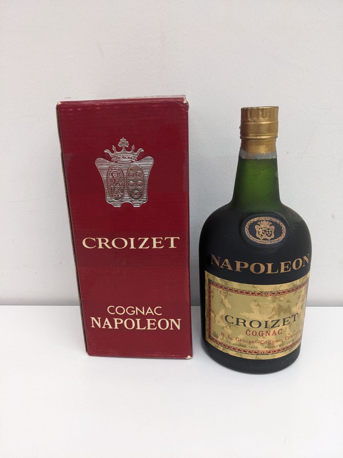 未開栓】NAPOLEON COGNAC CROIZET ナポレオン コニャッククロアーゼ