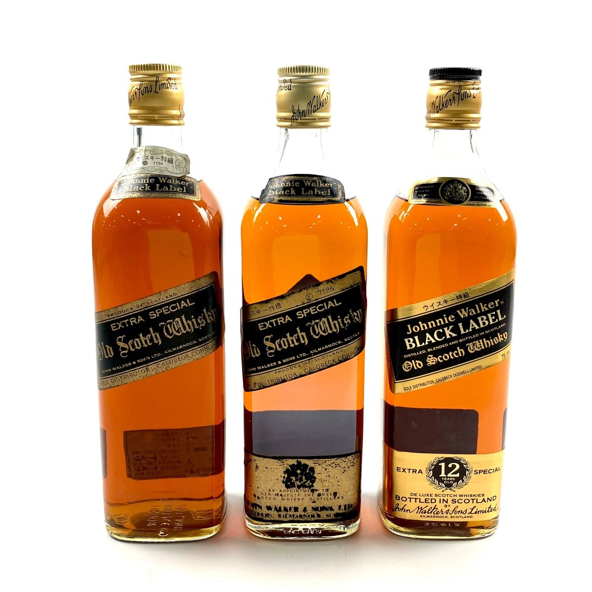3本 ジョニーウォーカー JOHNNIE WALKER スウィング ゴールドラベル 18