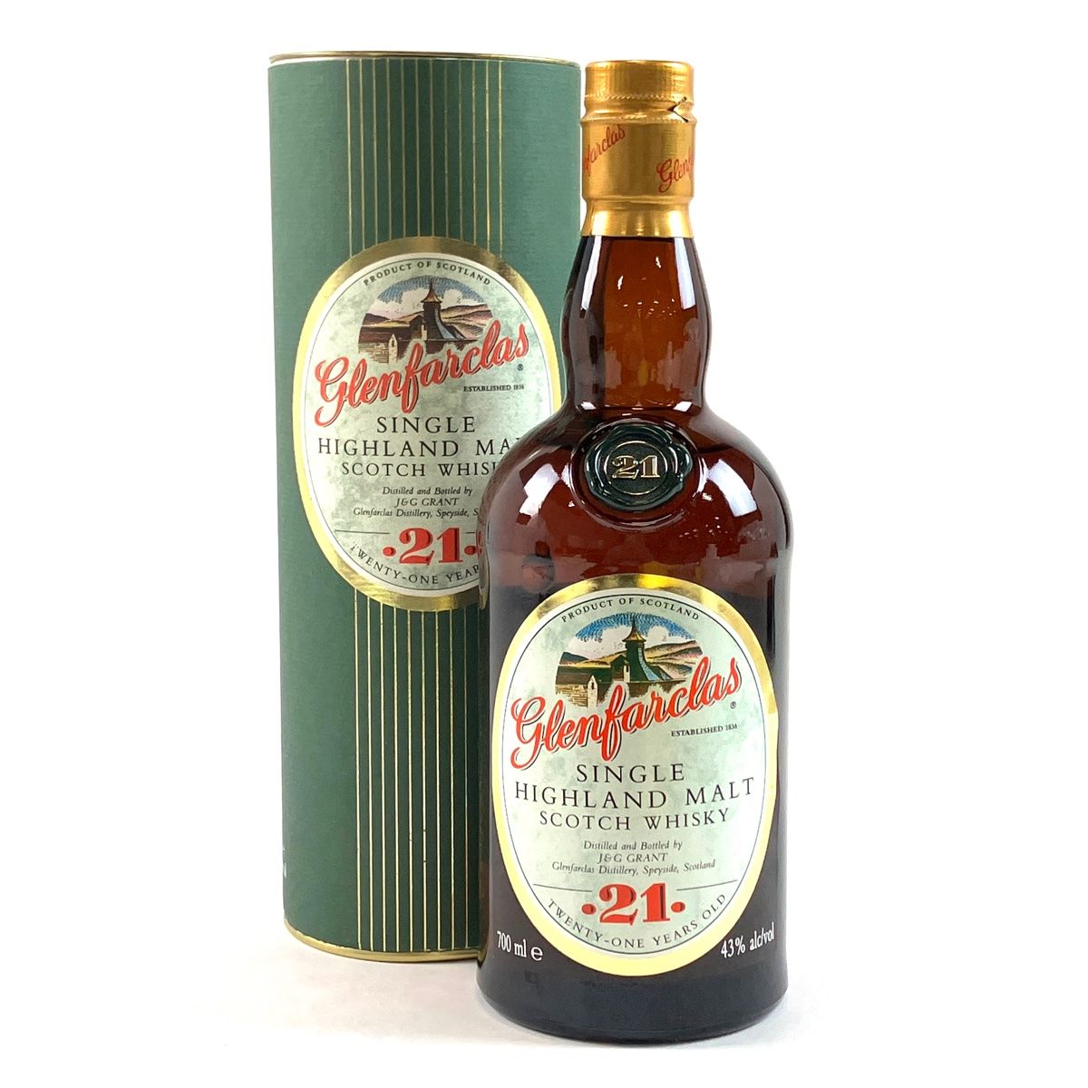 グレンファークラス21年 80年代流通 グレンファークラス 21年 750ml 43