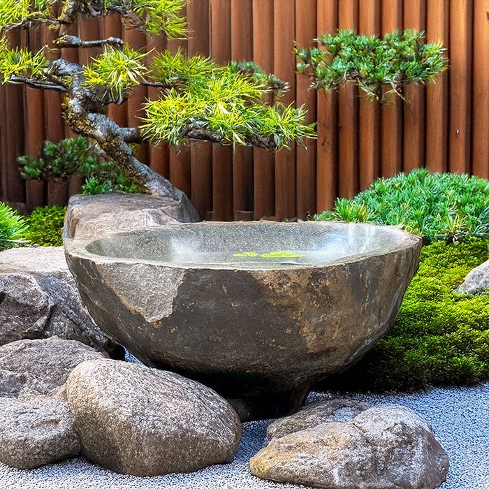 中古] 蹲（つくばい） 手水鉢