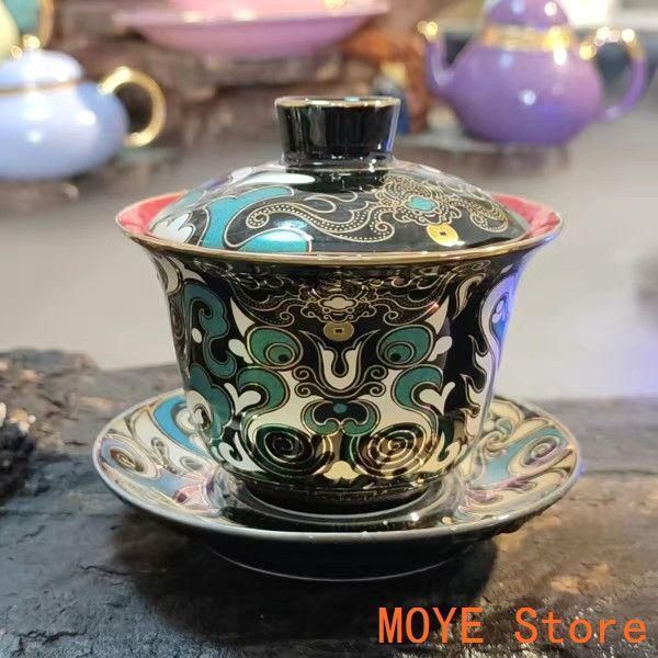 楽天市場】蓋碗 景徳鎮の通販 未使用品 鳳紋竜紋三才