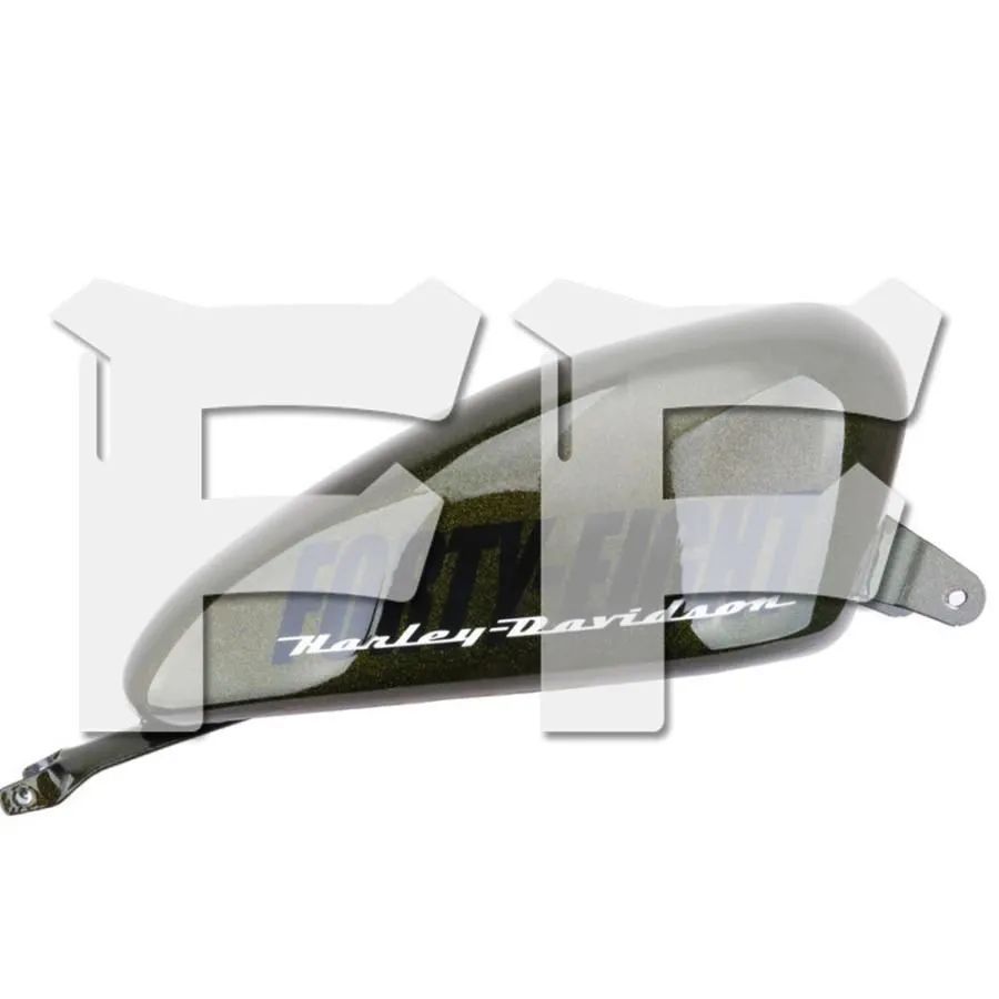 サイモンカスタム タンクカバー グロスグレー/ホワイトハンド