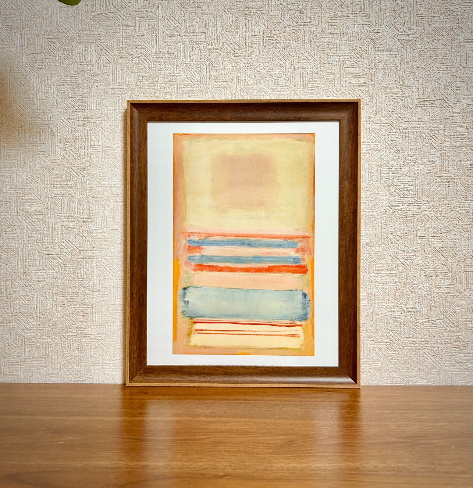 マークロスコ ポスターフレーム額装済み 新品☆額縁付アートポスター