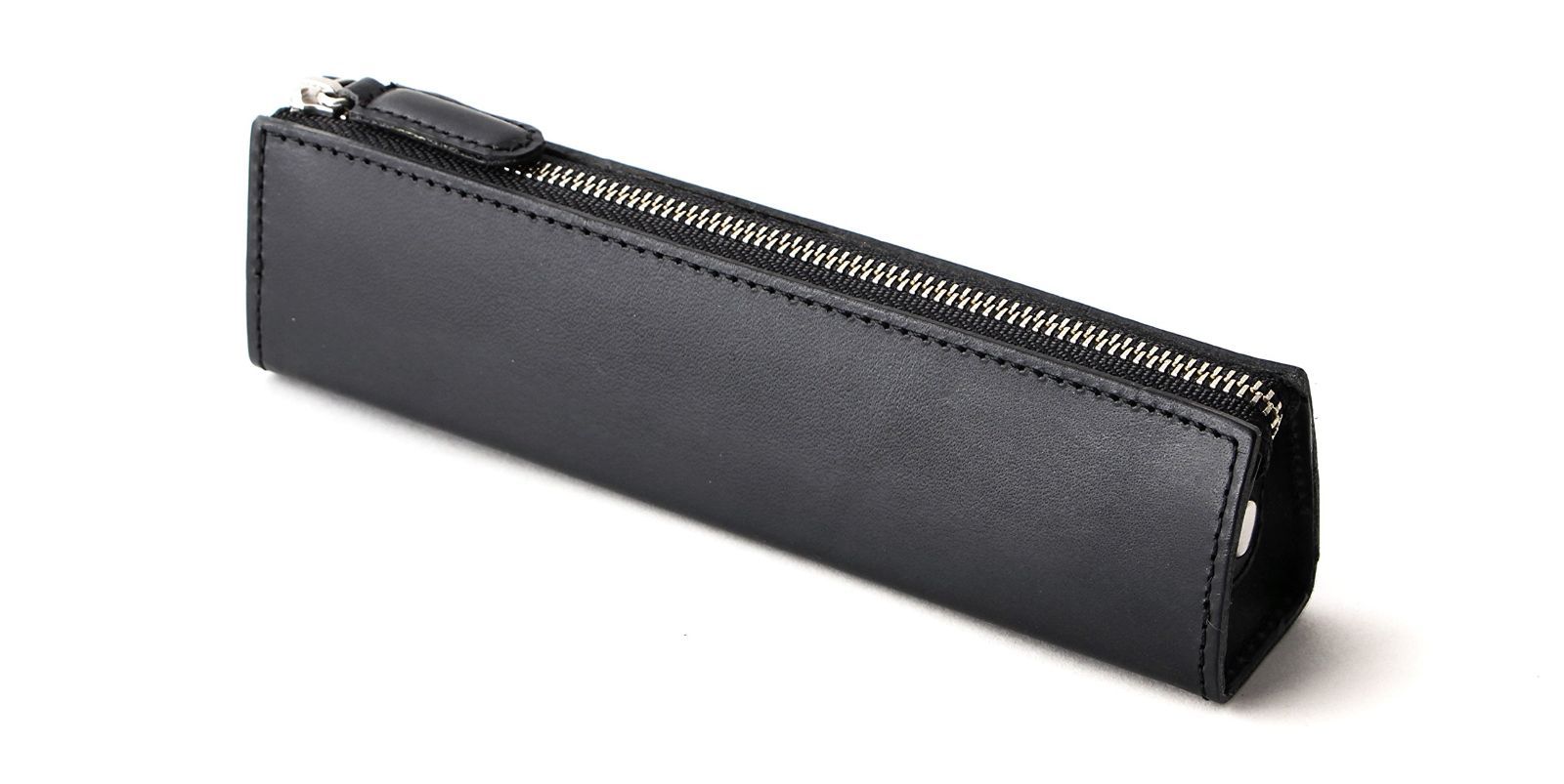 銀座伊東屋 カラーチャート ペンケース Polar Night 黒 筆箱 本革 Ito