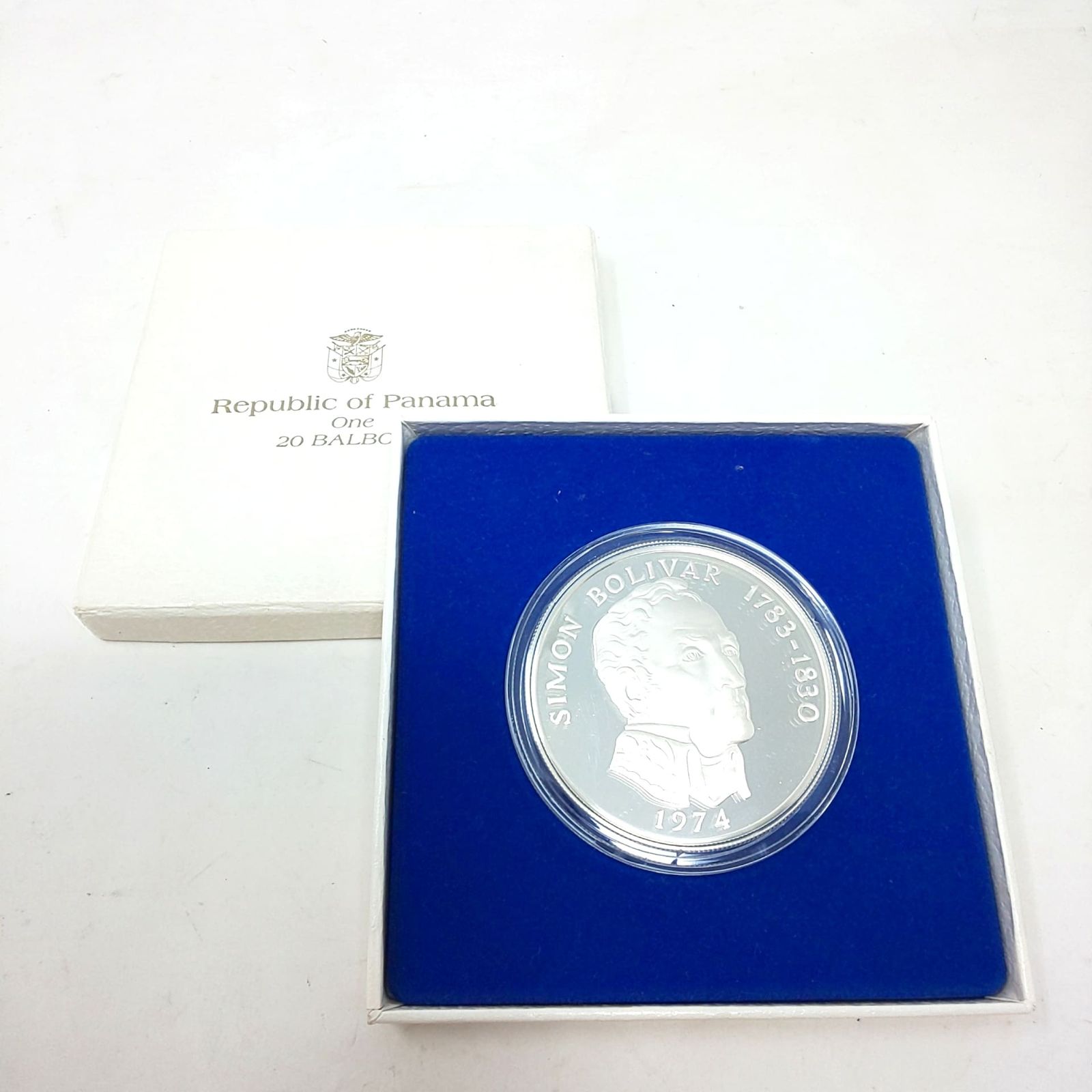 K*n様 1974年 シモン・ボリバル 20バルボアス 銀貨