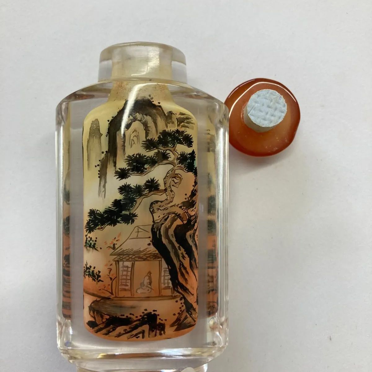 鼻煙壷（びえんこ）3本セット 瓶の内側に描画 鼻煙壷（びえんこ）3本