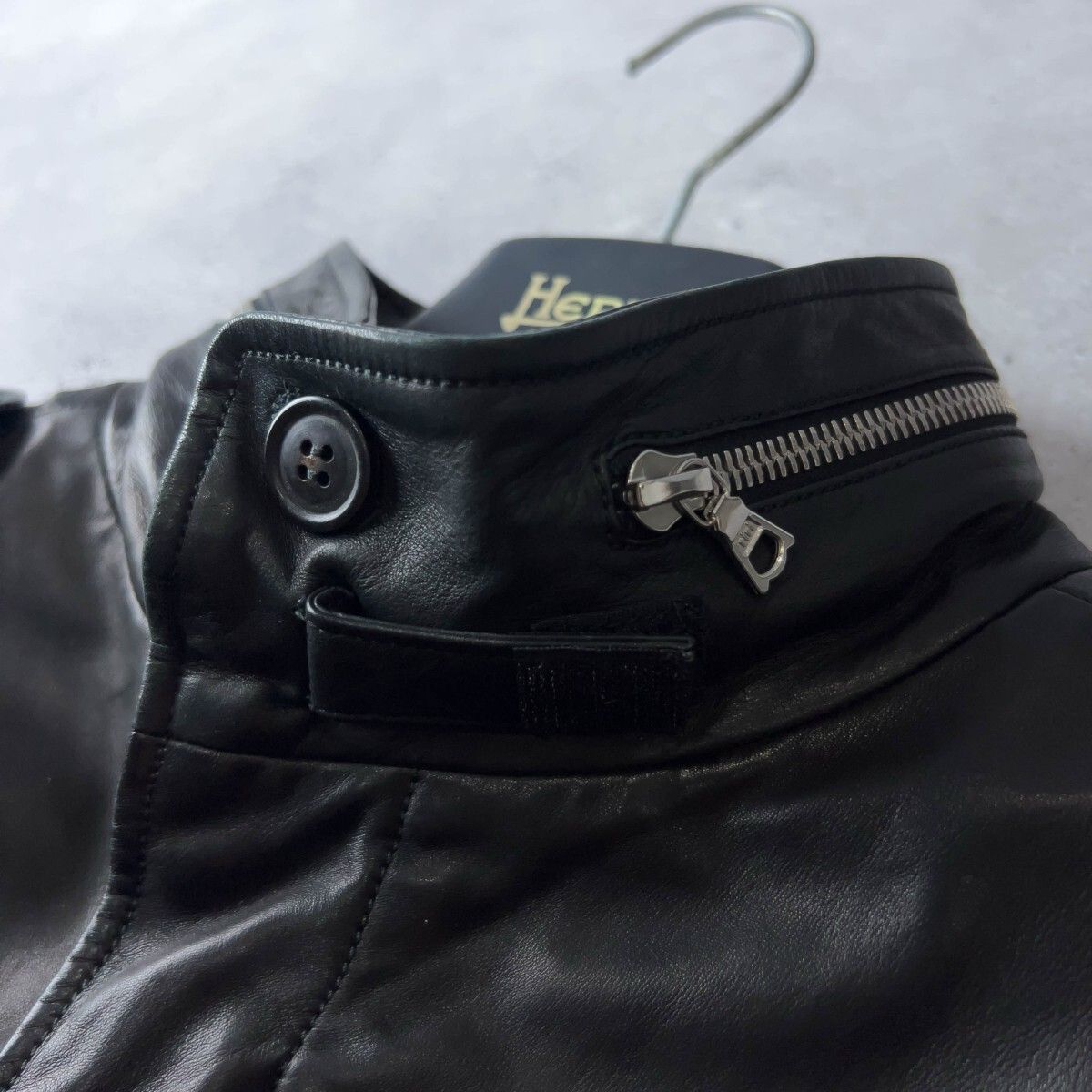 貴重 フランス製 wjk ダヴルジェイケイ / 鳴き革 羊革 レザー M-65