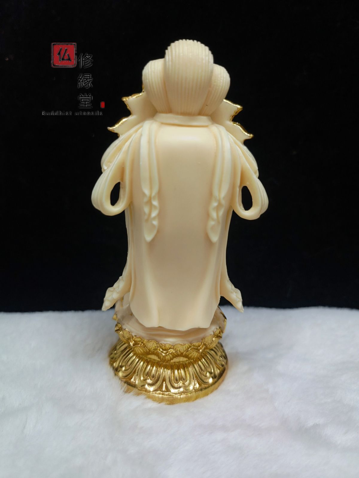 中国 玉石白玉彫刻 白菜 置物 唐木台付 C R7586 中国 玉石白玉彫刻