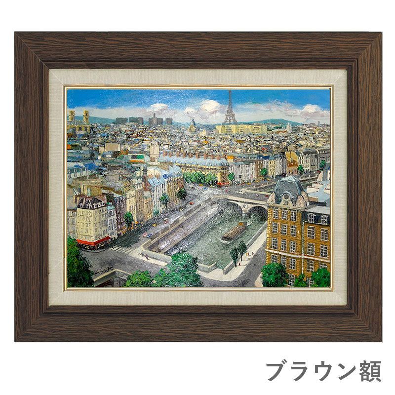 油彩 油絵 真筆 外国風景 [有名作家ワーグナー] サイン有 F6号 油彩