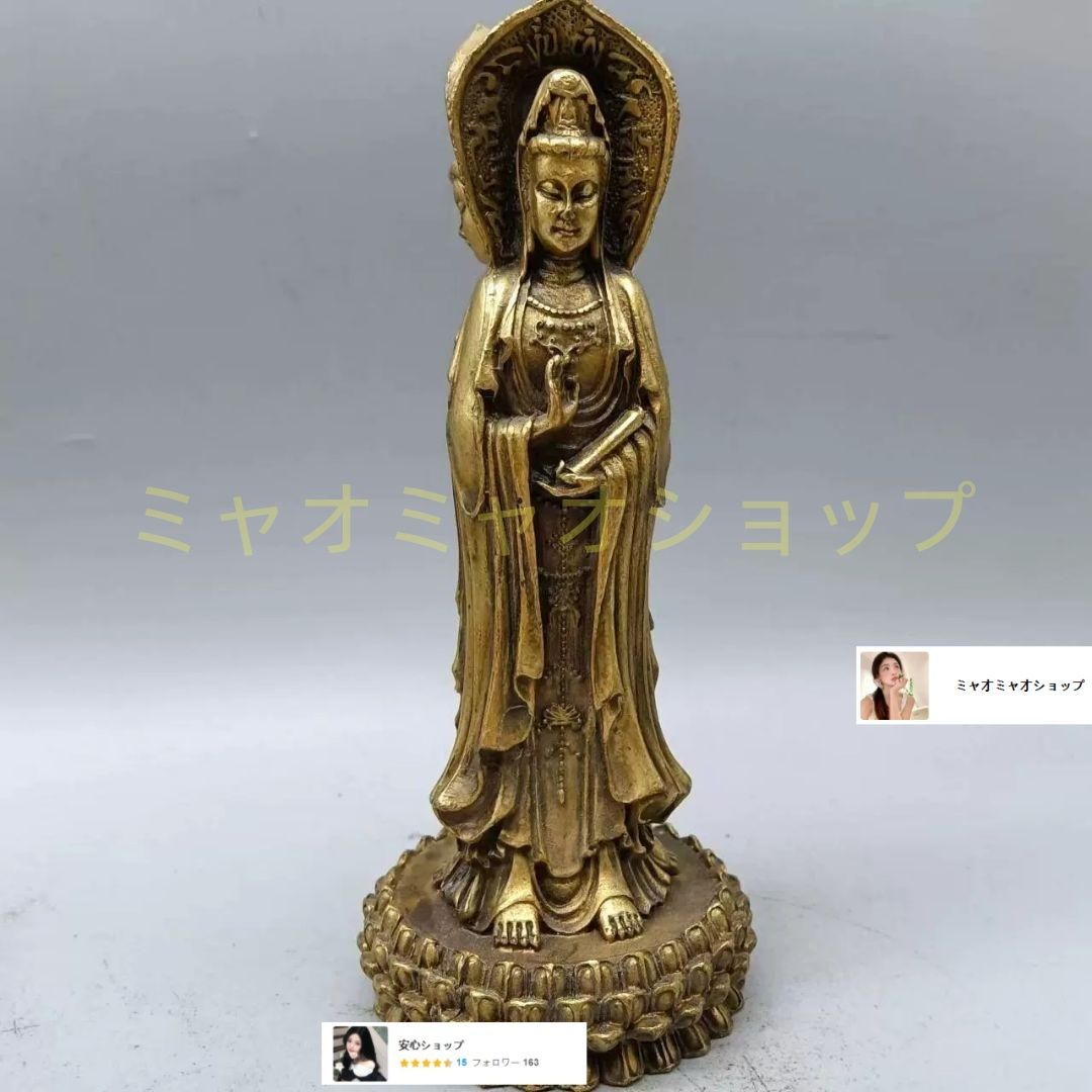 修縁堂】古美術品 細工 三面仏菩薩 辟邪 開運 工芸品 置物 修縁