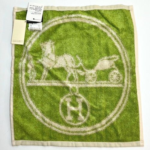 HERMES ロゴ馬車 ハンドタオル 楽天市場】【中古】【未使用品】HERMES