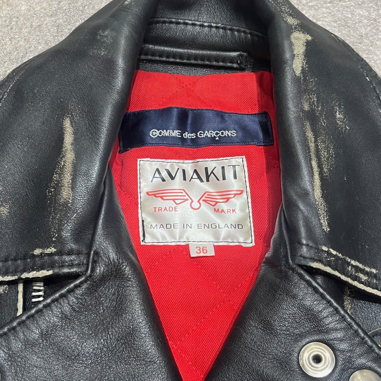 COMME des GARCONS × Lewis Leathers 12AW ライトニング フォーエバー