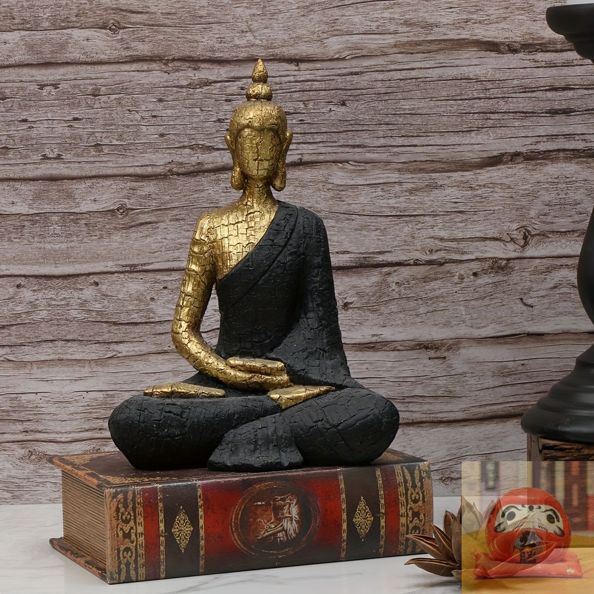 古美術・タイ仏教・旧蔵銅鎏金【釈迦牟尼仏】・純手作り・供養仏像