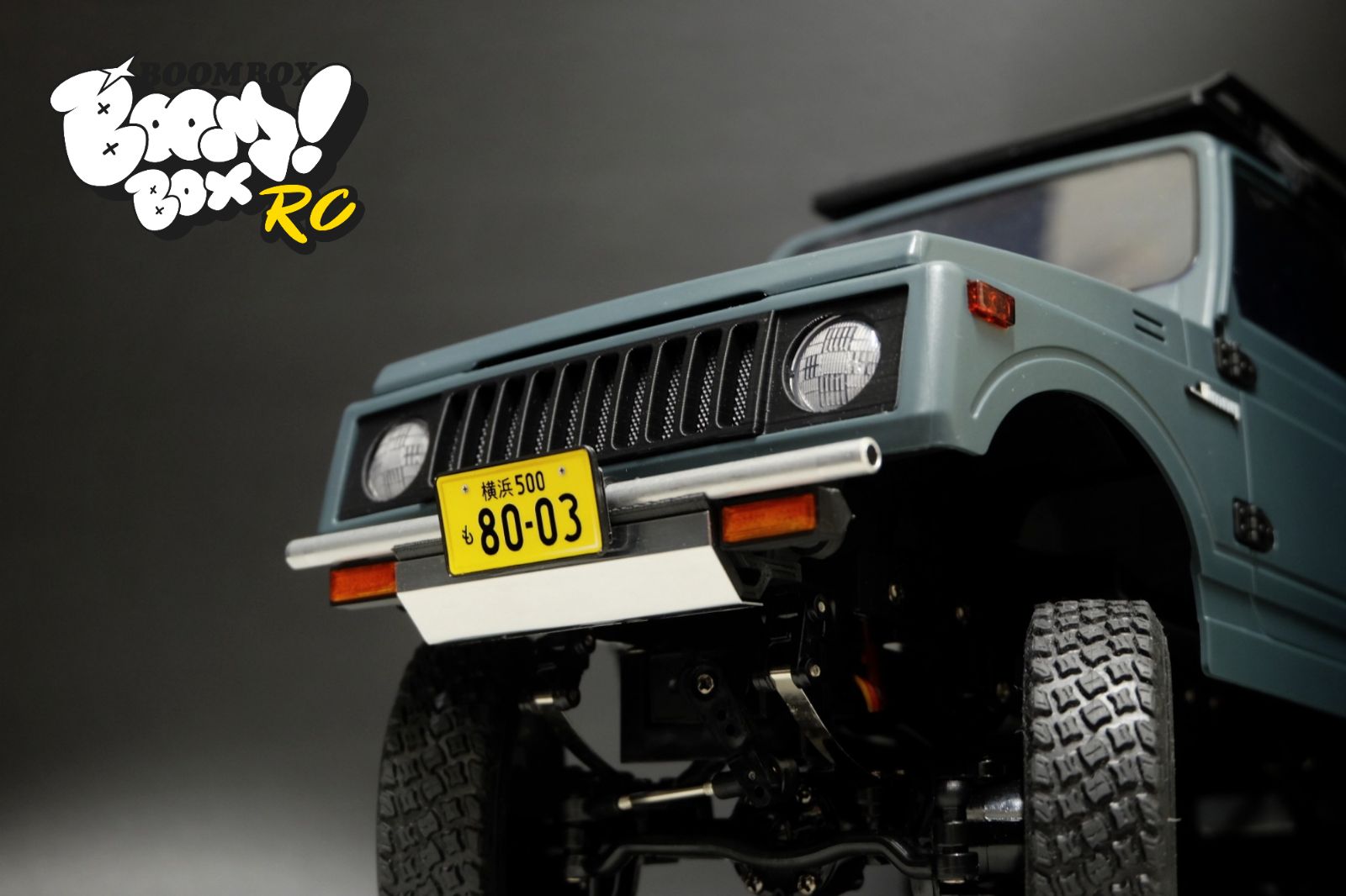 WPL C74/C74-1ジムニー用】鹿狩りバンパー＆ウィンカー（スキッド