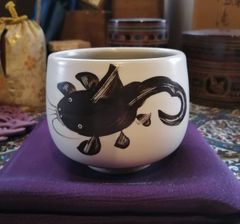 茶道具】大徳寺 後藤瑞巌和尚筆 『雨滴聲』一行 茶掛 掛軸 軸C168