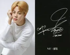 BTS Jimin ジミン サイン入り 公式 ポストカード JIMIN BTS Signed