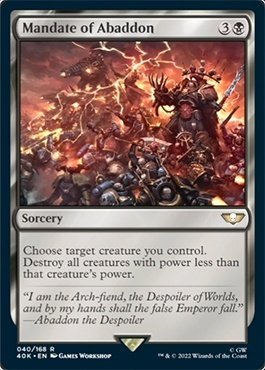 MTG ウォーハンマー 統率者デッキ 禍つ神々の力(日) 日)ウォーハンマー