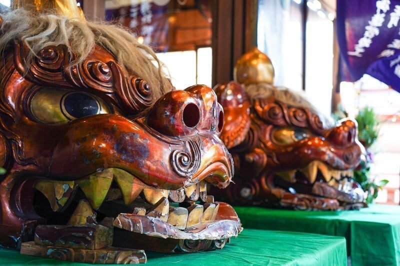 獅子舞 獅子頭 雌獅子 【公式通販】