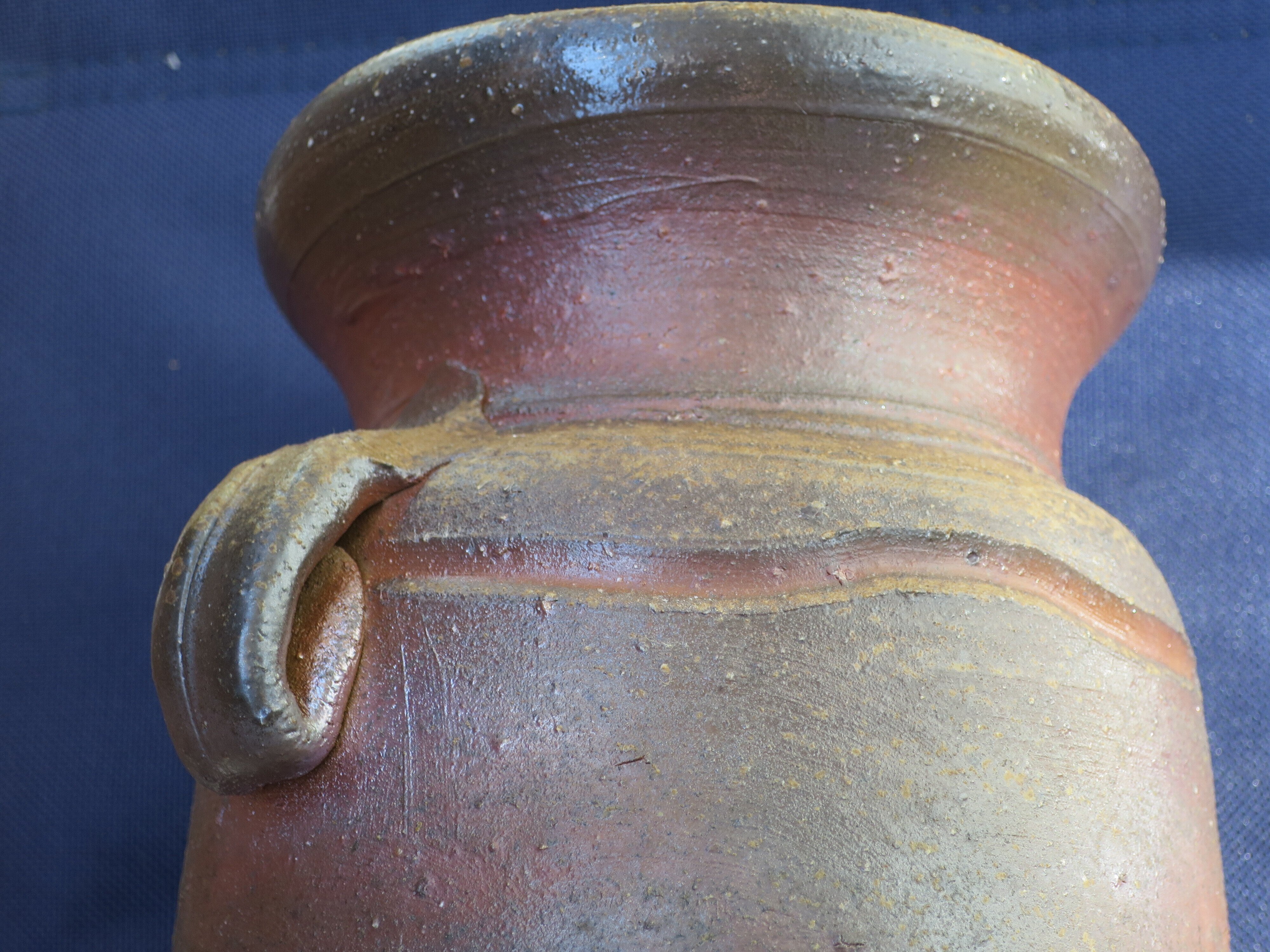 も*も様 伊勢崎淳 作 備前焼花入 も*も様 伊勢崎淳