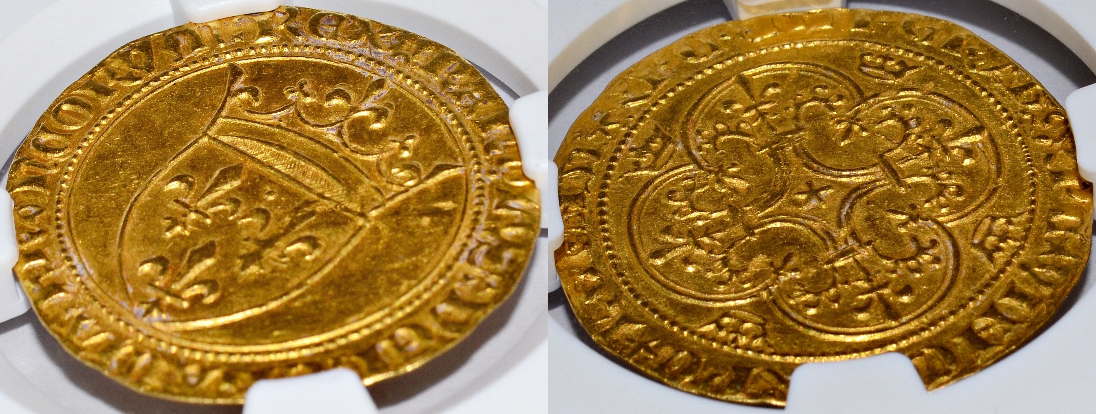 アンティークコインの世界 ｜ シャルル6世のエキュドール金貨｜Shelk🦋