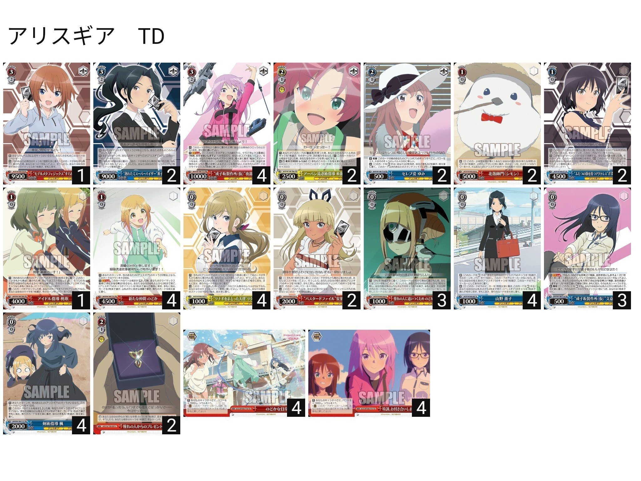 ヴァイス アリスギア 8扉デッキ ヴァイスシュヴァルツ アリスギア 8