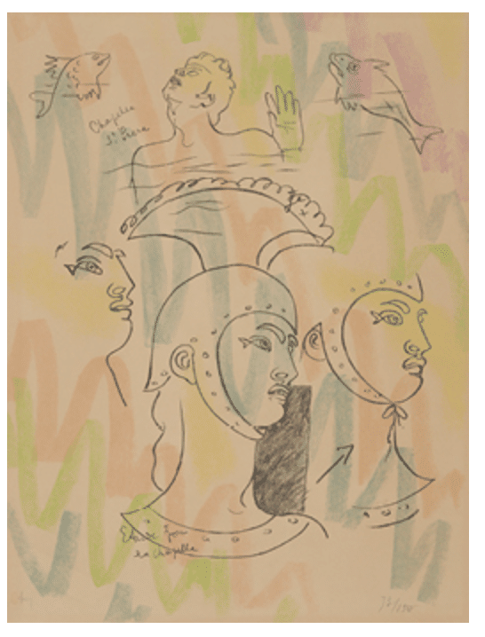 ジャン・コクトー（Jean Cocteau） orphée III リトグラフ