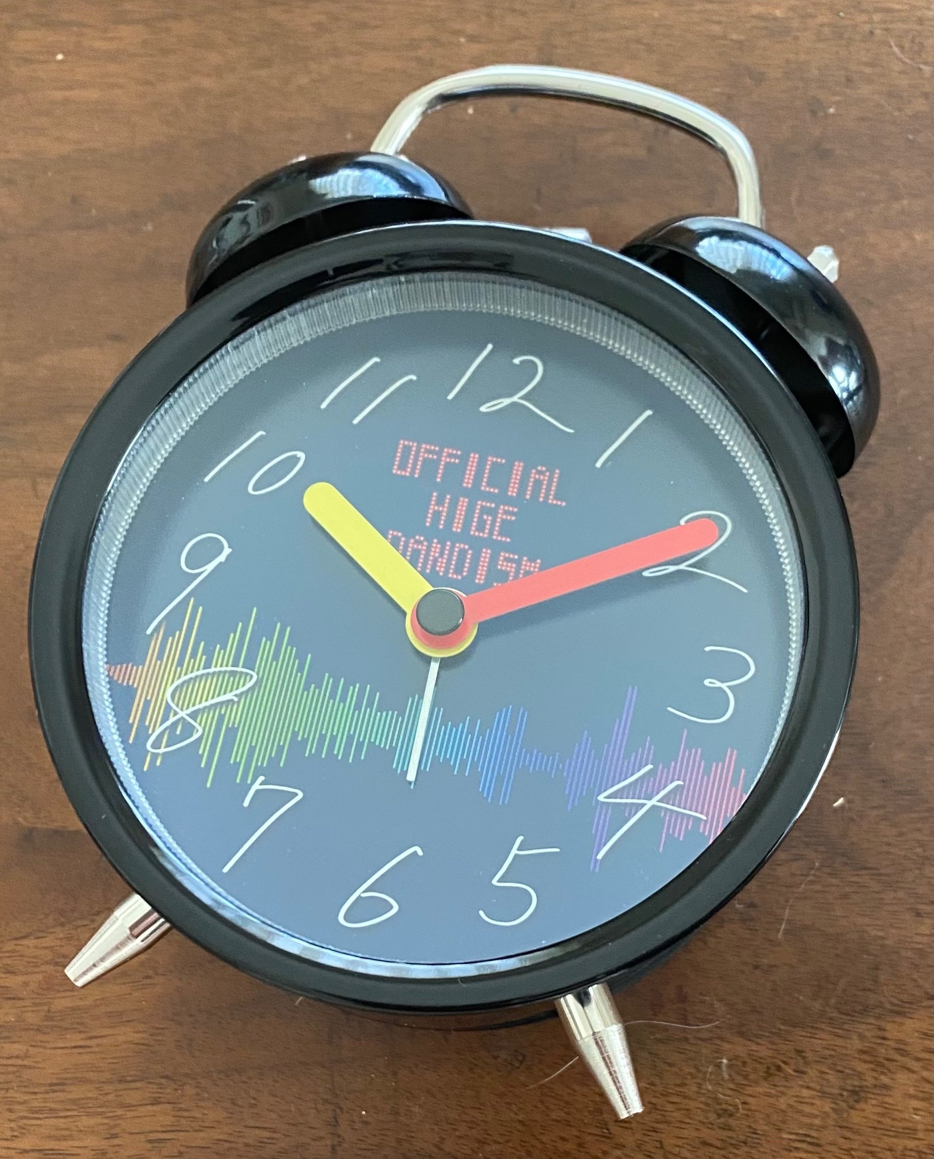 今日、Official髭男dism、藤原聡さん監修目覚まし時計が到着。映画