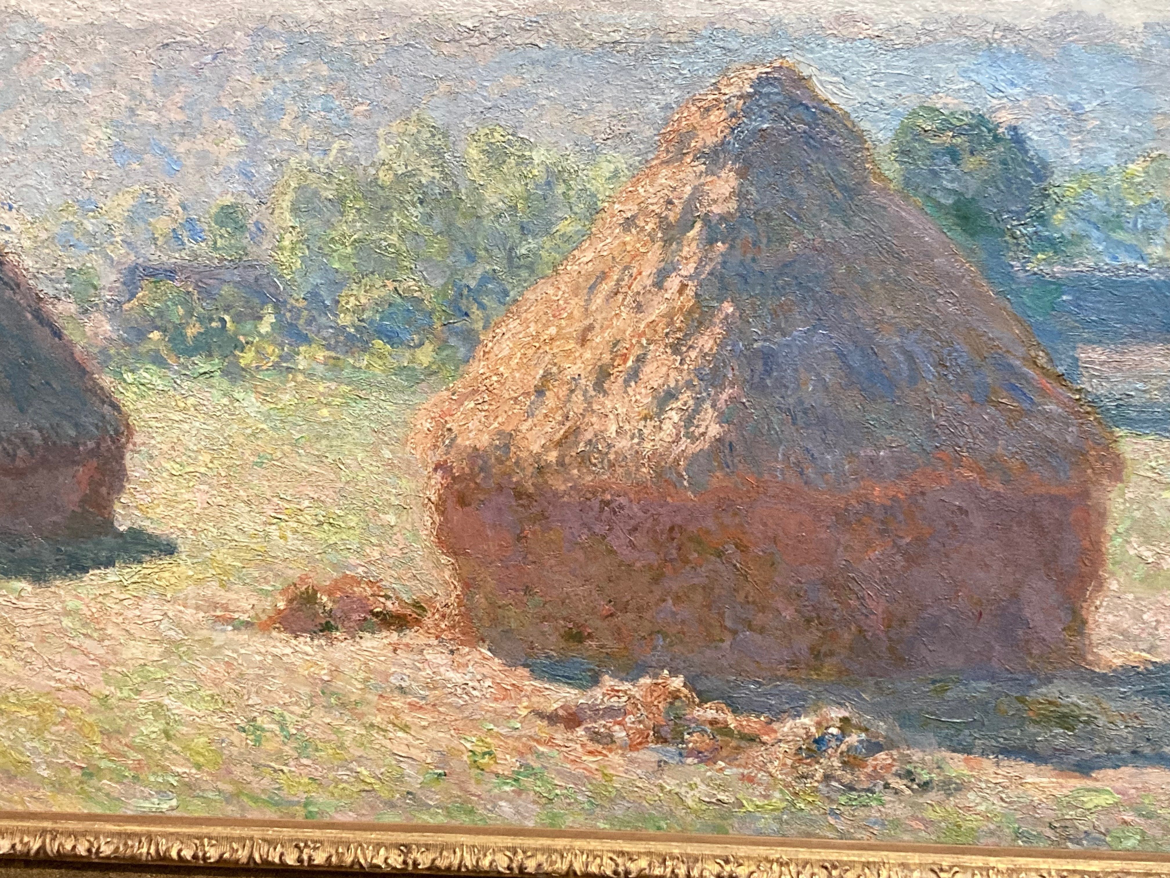 クロード・モネ、ジヴェルニーの積藁、希少な画集より、状態良好