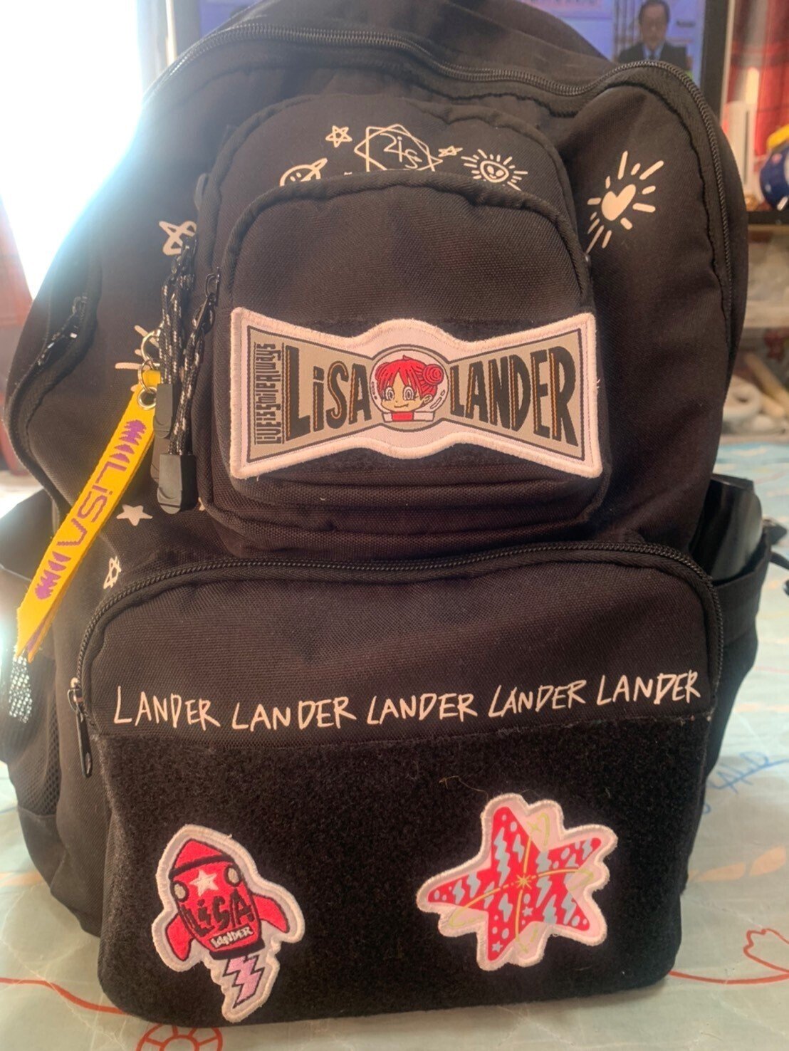 LiSA10周年記念グッズバッグパックリュックしょってんほしいのっ大