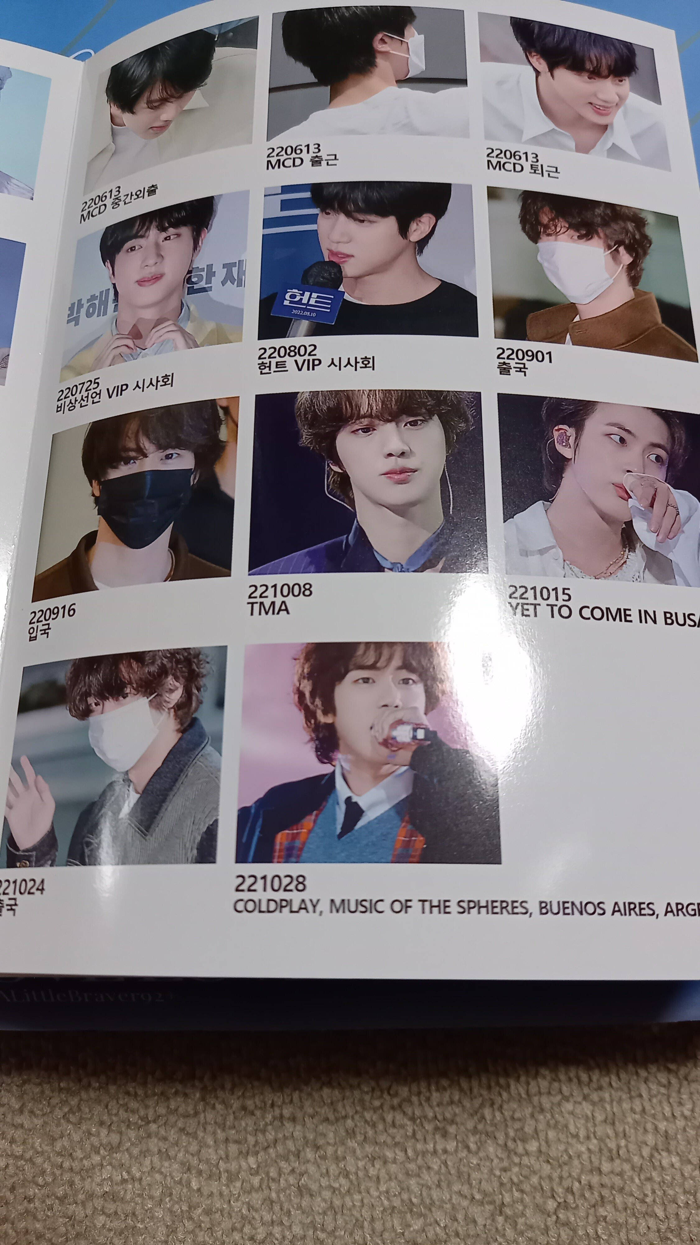 BTS JIN ジン マスタニム タルソクコンフォトブックA・ B 2冊セット