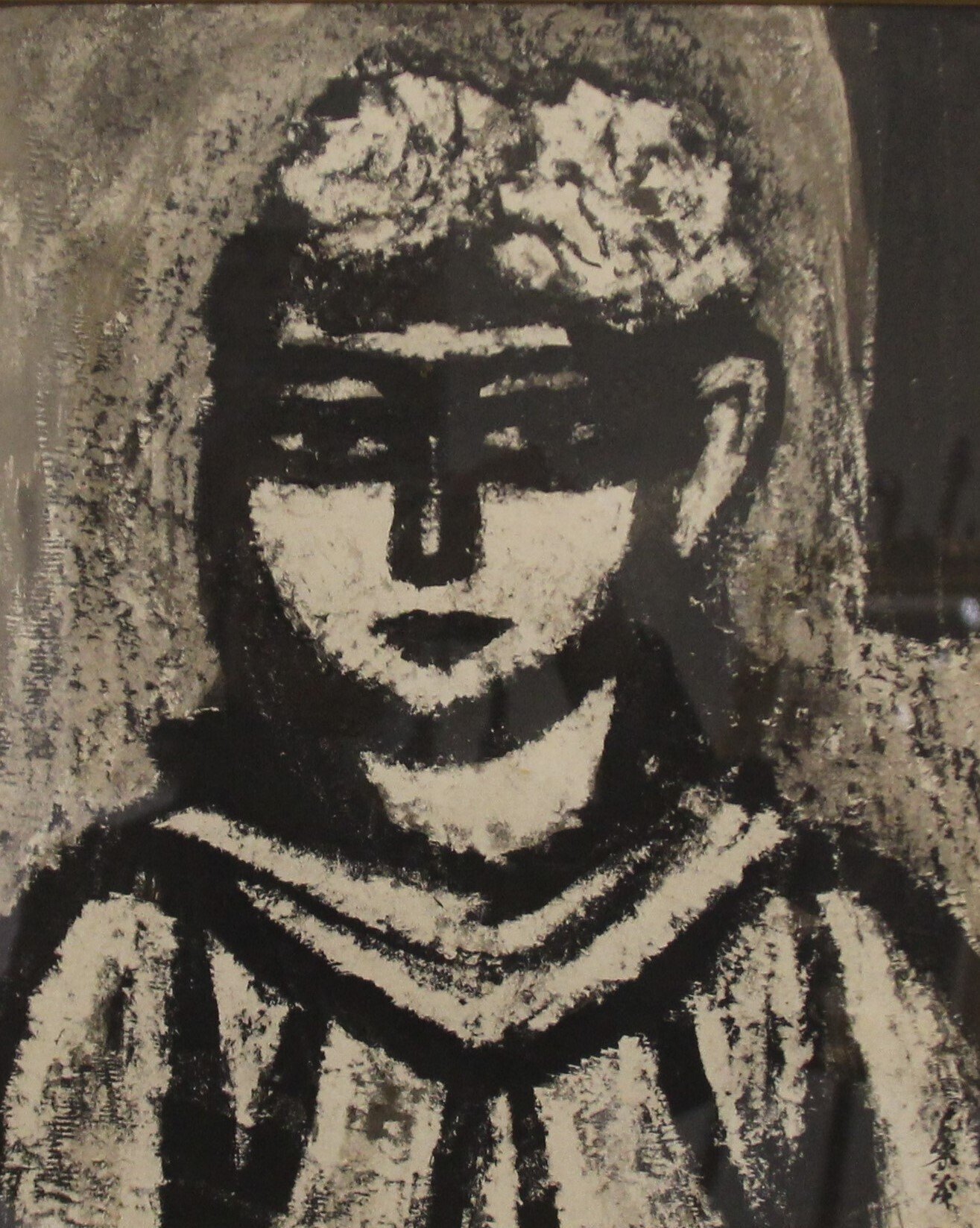 安藤義茂 の希少な刀画 ／ ルオーのような深い精神性 ／マティス 安藤