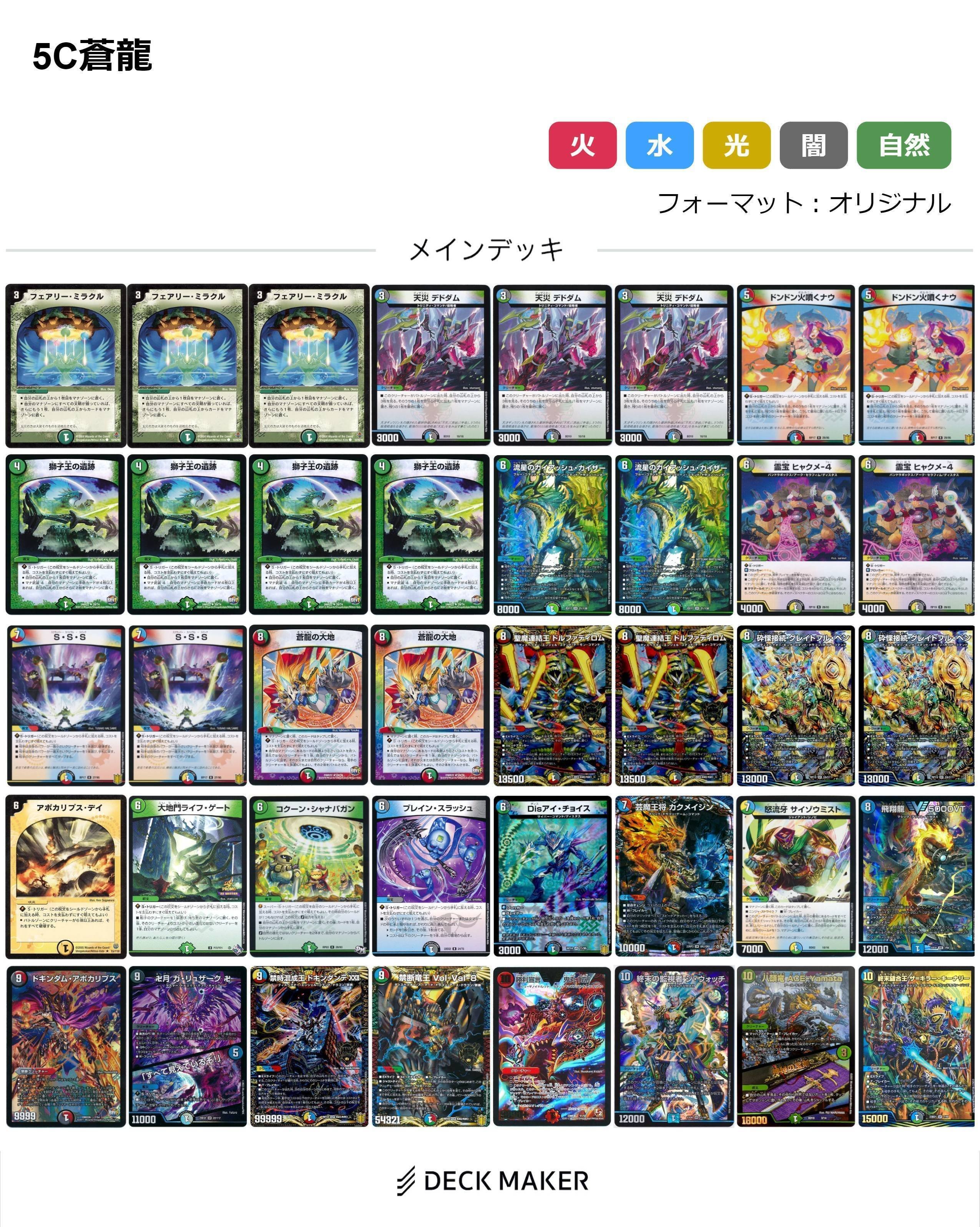 チームCS優勝】5C蒼龍のススメ【個人8-0】｜にゅー