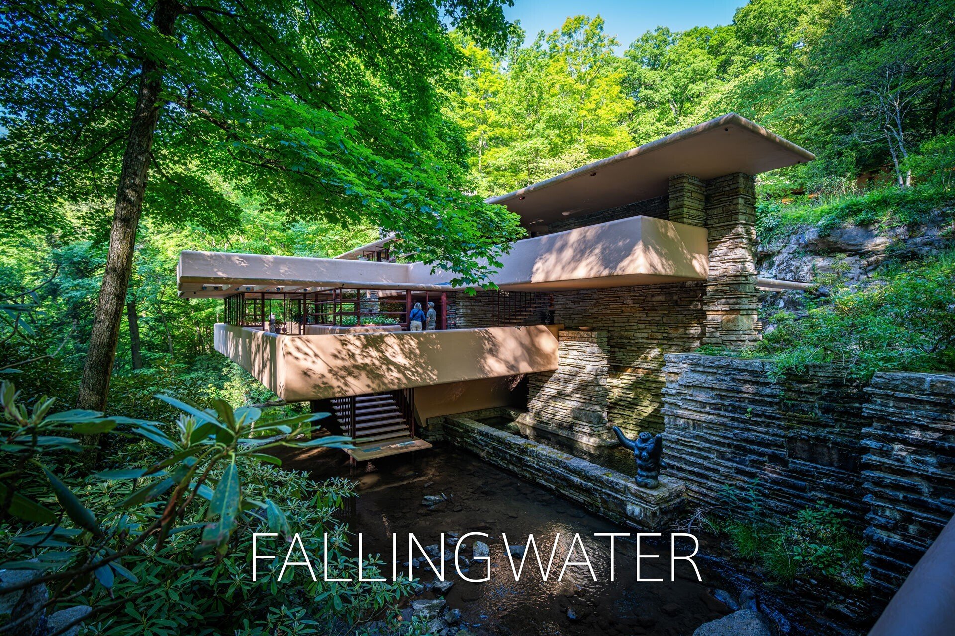 フランク・ロイド・ライト 落水荘 アートポスター A2版 フランク