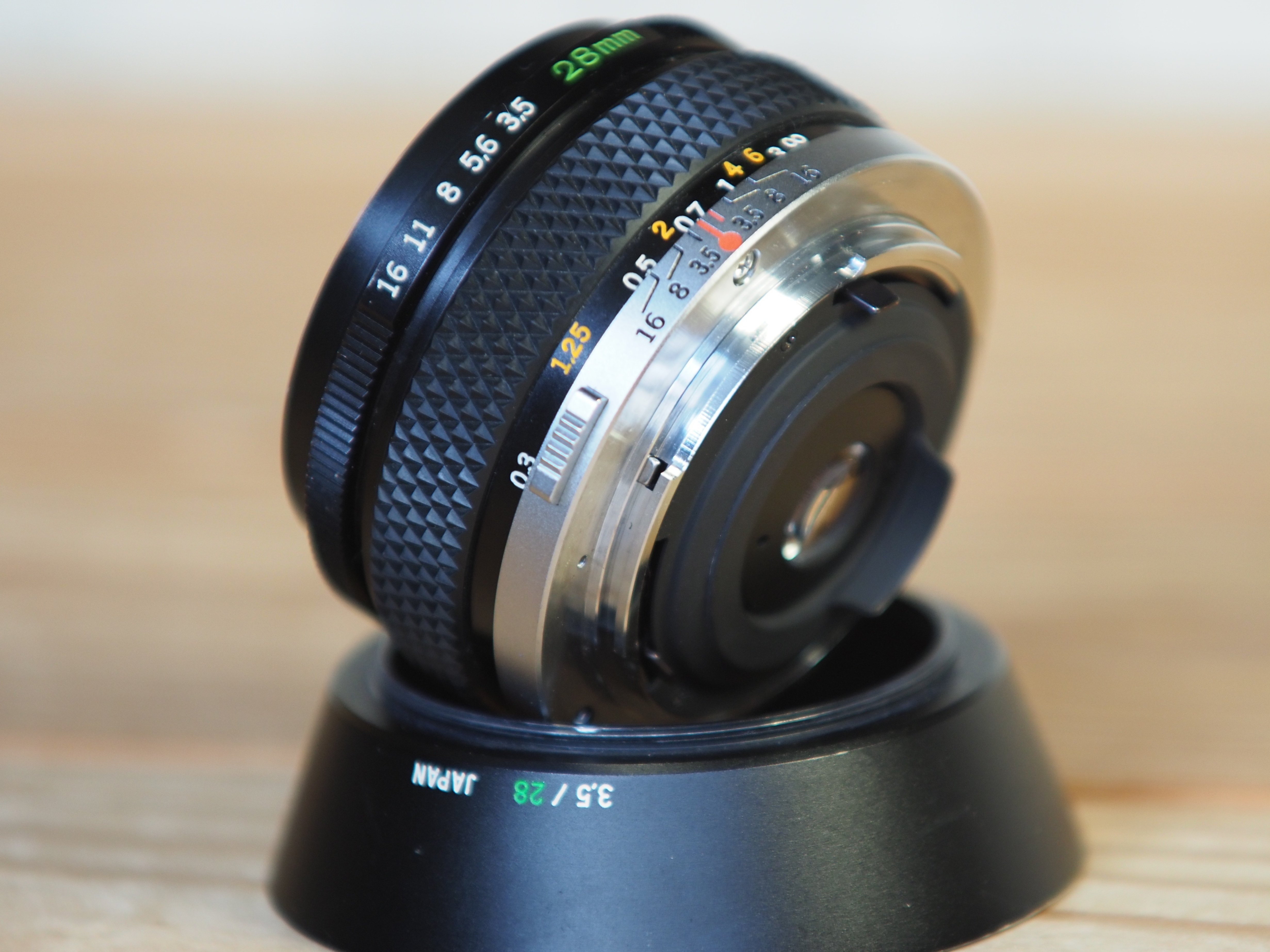 OLYMPUS オリンパス G.Zuiko Auto-W 25mm F2.8 ズイコー PEN 純正前後